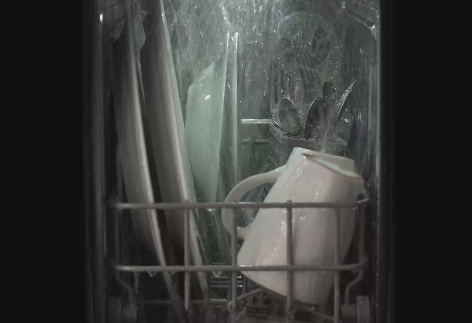 Washing dishes