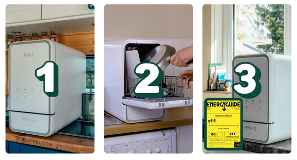 3 Things to Know Before Buying a Countertop Dishwasher