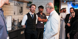 Loch meets the King of United Kingdom