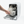 Portable dishwasher with dishes inside on a white background